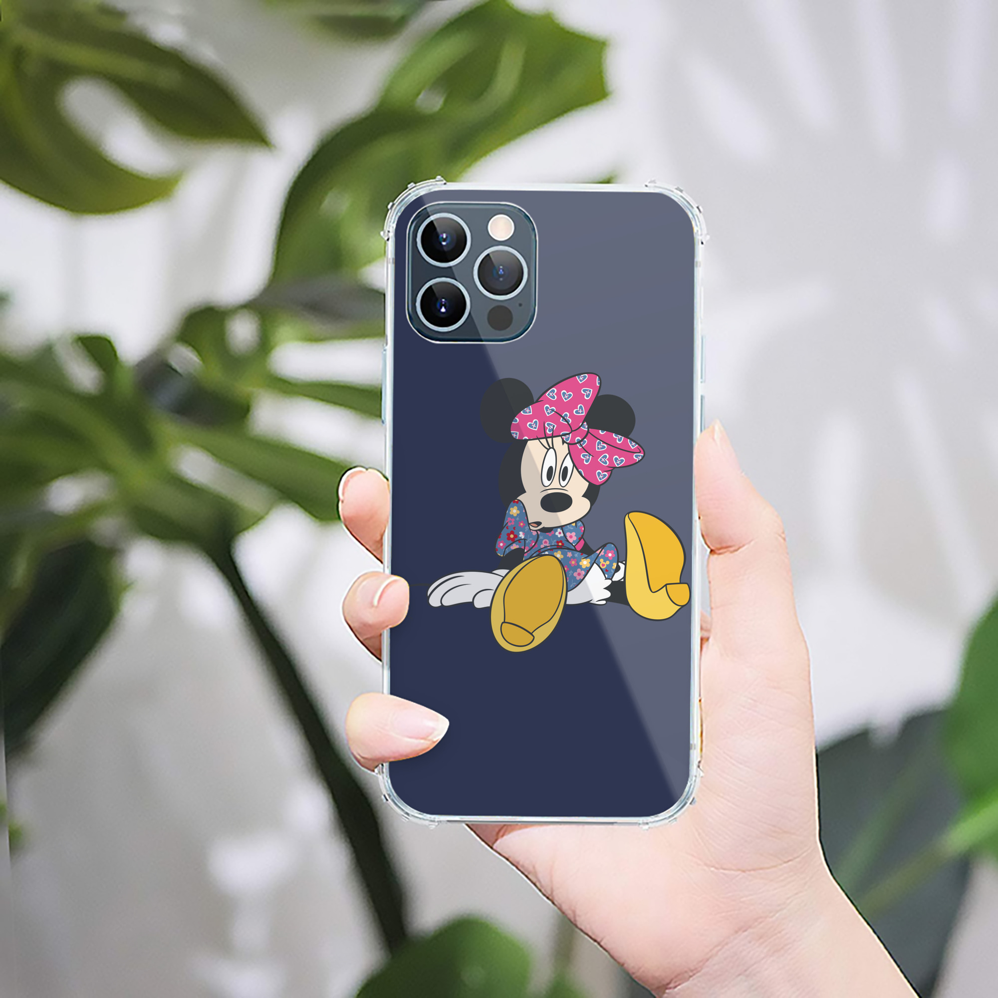 ミッキーマウス Mickey Mouse 【iPhone 12シリーズ対応】透明スマホケース（クリアソフトケース）